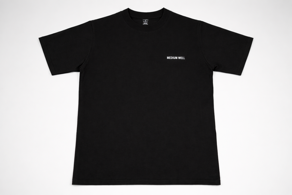Medium Well (Black T-Shirt)